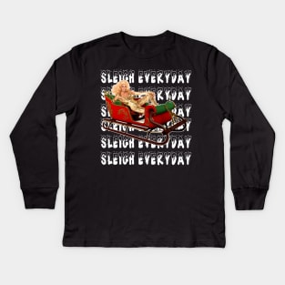 Sleigh Everyday RuPaul Christmas Knit Kids Long Sleeve T-Shirt